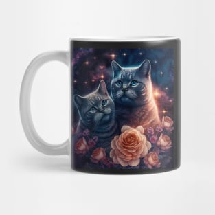 British Shorthair Galactic Art Mug